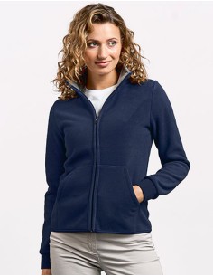 P-7985-Womens Double Fleece Jacket 2